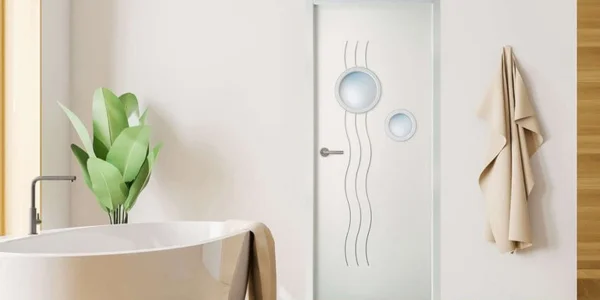 Portes planes, rainurées ou vitrées