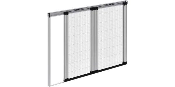 Moustiquaire plissée 2 vantaux