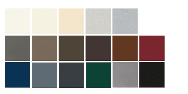 Couleurs et finitions