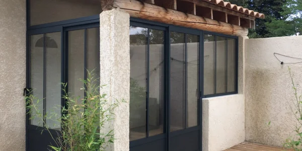 Sas d'entrée aluminium