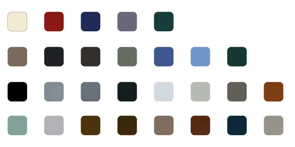 Finitions et coloris