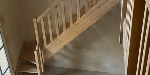 Escalier bois sur mesure dans le Gard