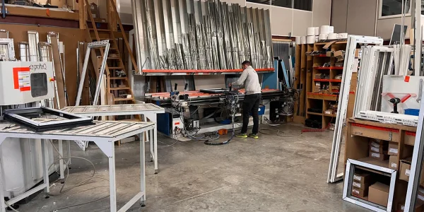 Les menuiseries aluminium TRIOLA fabriquées avec les profilés Schüco