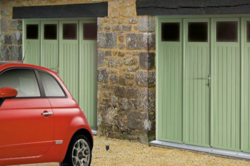 Porte de garage battante