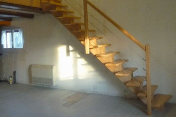Escalier limon central