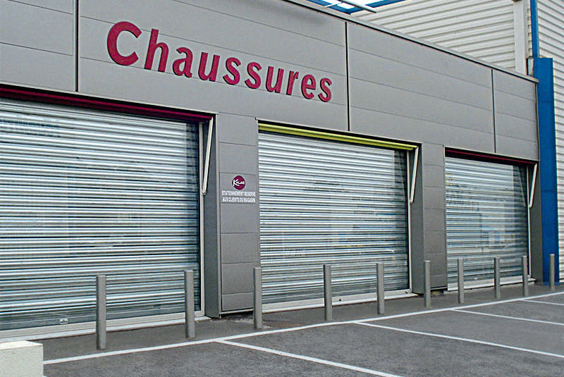 Grilles et rideaux commerces