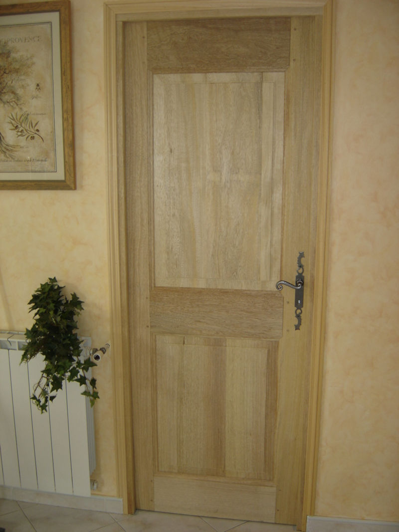 Porte intérieure bois massif